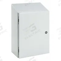 HOFFMAN Sloped Top Enclosure: 304 Stainless Steel, 20 in x 16 in x 8 in, NEMA 12/3R/4/4X, Hinged (MPN CSD20168SSST). Key specifications — Brand: HOFFMAN; Closure Method: 1/4-Turn Latch; Enclosure Material: 304 Stainless Steel; Knockouts: Not Included.