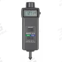 REED INSTRUMENTS Combination Tachometer: +/-0.05% of Reading +1 Digit RPM Accuracy, 0.1 RPM, LCD (MPN R7140). Key specifications — Includes: Funnel Adapter; Brand: REED INSTRUMENTS; Digital Display Screen Type: LCD; RPM Accuracy: +/-0.05% of Reading +1 Digit; RPM Resolution: 0.1 RPM; Calibration Certificate: Not Included.