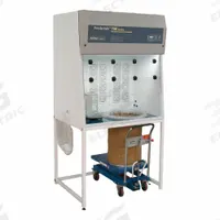 AIRCLEAN SYSTEMS PCR Workstation: AC600, 48 in Overall Wd, 30 in Overall Ht, 24 in Overall Dp, Clear (MPN AC648LFUVC). Key specifications — Assembly: Fully Assembled; Brand: AIRCLEAN SYSTEMS; Base/Stand Included: Yes; Blower Included: Yes; Work Surface Included: Yes.