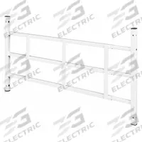 PRIME-LINE Window Security Guard: Fixed, 32 1/2 in to 54 in, 15 1/4 in Ht, 3 Bars, White (MPN S 4756). Key specifications — Brand: PRIME-LINE; Material: Carbon Steel; Mounting Location: Inside/Outside; Adjustability: Fixed; Color: White.