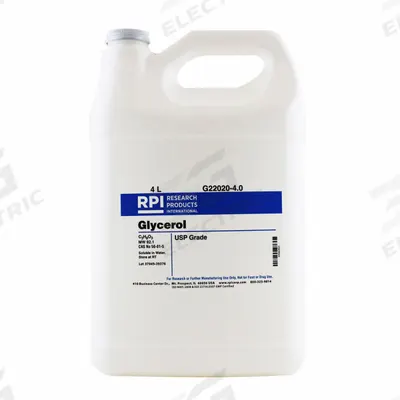 RPI Glycerol: 4 L Volume, USP, BSE/TSE Free, Liquid - Protease Inhibitors