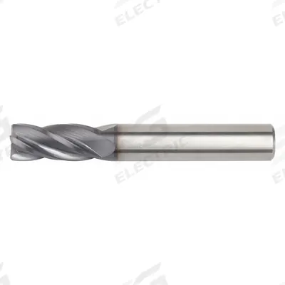 WIDIA HANITA Square End Mill: Carbide, TiAlN Coated, 4 Flute, 1 mm Mill Dia, 4 mm LOC - General Purpose Carbide Square End Mills