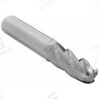 CLEVELAND Ball End Mill: Carbide, 4 Flute, 3/8" Mill Dia, 1-1/8" LOC, 3" OAL (MPN C63550)