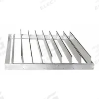 47.75"H-W 4.5"L Aluminum Backdraft Dampr: For 48 in Fan, For 48 in Nominal Duct Dia, Single Panel (MPN 3HHN3). Key specifications — Airflow Direction: Vertical; Blade Type: Flat Blade; Brand: DAYTON; Maximum Air Velocity: 2250 fpm; Mounting Position: Horizontal.