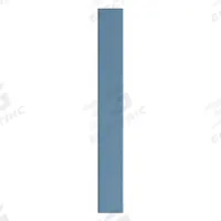 ASI GLOBAL Partition Column: Plastic Polymer, Pebble, Blue, 82 in Ht, 10 in Wd, 1 in Thick (MPN 40-90871053-9509). Key specifications — Inner Core Type: Polymer; Brand: ASI GLOBAL PARTITIONS; Color: Blue; Finish/Texture: Pebble.