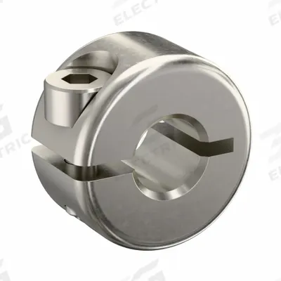 RULAND MANUFACTURING Shaft Collar: 1-Piece, Metric, Round, Clamp-On, 6 mm Bore Dia - Stainless Steel Shaft Collars