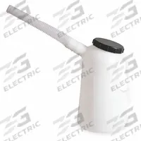 WESTWARD Measuring Container: 2 qt Fluid Capacity, Flex, 7 1/4 in Spout Lg, 9 1/2 in Overall Ht (MPN 2CAP1). Key specifications — Brand: WESTWARD; Includes Graduation Marks: Graduation Marks Included; Spout Type: Flexible.