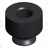 SMC Pad Unit: w/o Adapter, 4 mm Pad Dia, Conductive Silicone, 50-70, Black, 6 mm Pad Ht (MPN ZP3-04UMGS). Key specifications — attr1019168: 50-70; attr1019165: ZP3-04UMGS; attr1019167: SMC; attr1019180: Black.