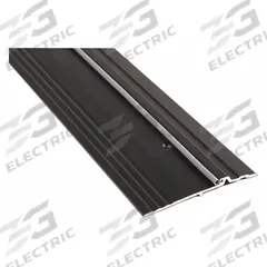 NATIONAL GUARD Door Threshold: Bumper Seal, Aluminum, 3 ft Lg (MPN 896VDKB-36). Key specifications — Brand: NATIONAL GUARD; Transition Type: Fluted.