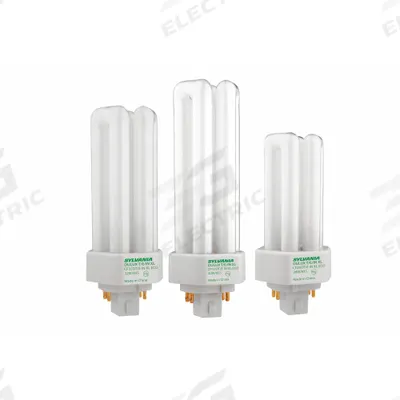 LEDVANCE/ SYLVANIA Compact Fluorescent Bulb: 4-Pin (GX24q-1), T4, Fluorescent, 2700K - CFL Triple Twin-Tube Plug-In Lamps