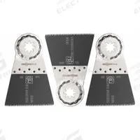 FEIN Oscillating Tool Blade: 2 1/2 in Blade Wd, 3 13/16 in Overall Lg, Precision Cutting, 3 PK (MPN 63502208270). Key specifications — attr1097473: Wood; attr1097476: FEIN; attr1097456: Precision Cutting.
