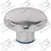 JW WINCO Hand Knob: Fluted, Stainless Steel, M8x1.25 Thread, 0.8594 in Thread Lg, 1.57 in Dia (MPN 5435-40-M8-PL-H). Key specifications — Brand: JW WINCO; Finish: Polished.