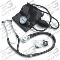 EMI Aneroid Sphygmomanometer: Aneroid Sphygmomanometer, Adult/Infant/Pediatric, Nylon, 10 in Cuff Wd (MPN 937). Key specifications — Cuff Named Size: Infant; Patient Type: Adult; Color: Black; Brand: EMI; Product Type: Aneroid Sphygmomanometer; Cuff Material: Nylon; Includes: Leatherette Zippered Carrying Case; Blood Pressure Test Location: Arm.