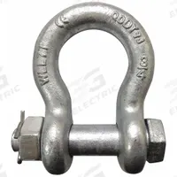 APPROVED VENDOR Anchor Shackle: Anchor Shackle, 4,000 lb Working Load Limit, Alloy Steel, Silver (MPN 55AX96). Key specifications — Body Color: Silver; Brand: APPROVED VENDOR.