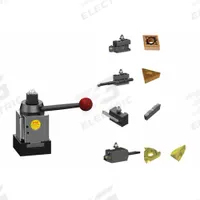 DORIAN Tool Post and Holder Set: CA, For 16 in to 20 in Lathe Swing (MPN SDN40CA-FTB). Key specifications — attr1038889: TCMT-32.52-PEM-DPC25UT Insert; attr1033418: DORIAN.