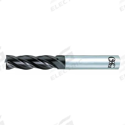 OSG Square End Mill: Carbide, WXL Coated, 4 Flute, 8.5 mm Mill Dia, 28 mm LOC - Carbide Square End Mills for Hardened Materials