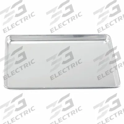 CRESTWARE Sheet Pan: Sheet Pan Pan, One Half Sheet Pan Size, Aluminum, Uncoated, Solid - Sheet Pans