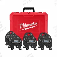 MILWAUKEE Press Jaw Kit: 1/4 to 1 1/8 in Pipe, Forged Steel, Compact Tool Types, ZoomLock® MAX (MPN 49-16-2462Z). Key specifications — attr518794: 1/4 to 1-1/8 in; attr518793: Forged Steel; attr518792: ZoomLock® MAX; attr518791: MILWAUKEE.