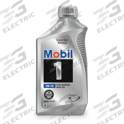 MOBIL Engine Oil: Synthetic, 1 qt Size, Bottle, 5W-30 - Gasoline Engine Oil