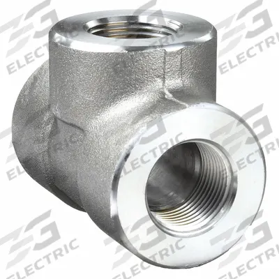 APPROVED VENDOR Metal Pipe Tee: 1 1/4 in x 1 1/4 in x 1 1/4 in, Steel - Threaded High-Pressure Pipe Fittings