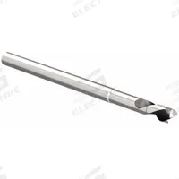 WIDIA HANITA Corner Radius End Mill: Carbide, 2 Flute, 1/8" Mill Dia, 3/16" LOC, 0.015" Rad, 2" OAL (MPN 2AF9E03020RAT UNCOATED)