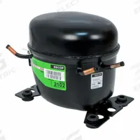 SECOP Compressor: Reciprocating, 1,285 BtuH Cooling, 1/5 hp, 3/16 in Discharge Line Connection Size (MPN TF4CLX-1). Key specifications — Manufacturer Part Number: TF4CLX-1; Brand: SECOP; Compressor Protection: Hermetic; For Refrigerant Type: R-507.