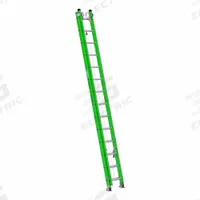 WERNER Extension Ladder: 28 ft Ladder Size, Fiberglass, 375 lb Load Capacity, 54 lb Wt, 2 Sections (MPN B7128-2X9085). Key specifications — Color: Green; Brand: WERNER; Included Features: Rope and Pulley; Removable Fly: Removable.