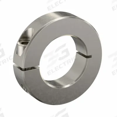 RULAND MANUFACTURING Shaft Collar: 1-Piece, Inch, Round, Clamp-On, 1 3/16 in Bore Dia - Stainless Steel Shaft Collars