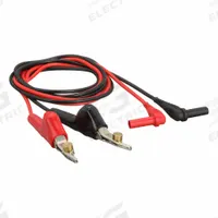 FLUKE Test Leads: CAT I 30V, 5 Way Clip, Right Shrouded Plug, 5 ft Lg, 18 AWG Wire Size (MPN Fluke-TL26A). Key specifications — Brand: FLUKE.