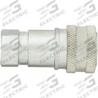 PARKER Hydraulic Quick Connect Hose Coupling: 1/4 in Coupling Size, Steel, 11 lpm Max. Flow Rate (MPN H2-62). Key specifications — Thread Size: 1/4"-18; Brand: PARKER; Seal Material: Nitrile.
