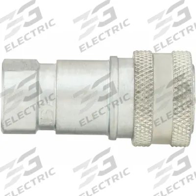 PARKER Hydraulic Quick Connect Hose Coupling: 1/4 in Coupling Size, Steel - ISO B Series Hydraulic Quick-Connect Coupling Bodies