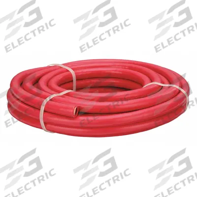 WESTWARD Battery Jumper Cable: 2/0 ga, 25 ft Cable Lg, Red - Cut to Length Jumper Cables