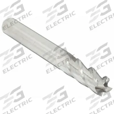 CLEVELAND Square End Mill: Carbide, 4 Flute, 3/8" Mill Dia, 1" LOC, 2-1/2" OAL (MPN C61871) - Carbide Square End Mills for Aluminum