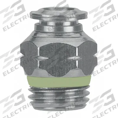 AIGNEP USA Push-Fit Adapter Fitting: 8 mm OD x 1/4 in Pipe Size - Stainless Steel Tube Fittings