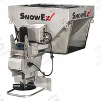 SNOWEX Tailgate Spreader: Vehicle Battery-Powered, Compatible With: Truck/UTV, Broadcast (MPN 12145-1). Key specifications — Frame Material: Stainless Steel; Hopper Material: Stainless Steel; Mount Type: Bed; Power Source: Vehicle Battery-Powered; Product Type: Tailgate Spreader; Compatible Vehicle Type: UTV; Brand: SNOWEX.