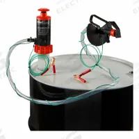 GOATTHROAT PUMPS Hand Pump: Piston, Pump with Hose & Spout, Bung, 48 oz per stroke, Polypropylene (MPN GTSCP100GAS). Key specifications — Brand: GOATTHROAT PUMPS; Seal Material: Buna-N; Suction Tube Material: Polypropylene; Maximum Flow Rate: 48 oz per stroke.