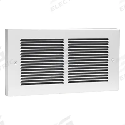 CADET Recessed Electric Wall-Mount Heater: 1000 W, 120/240V AC, Single Phase - Register-Style Recessed Electric Wall Heaters