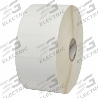 ZEBRA Barcode Printer Labels: 2 in Label Wd, 1 in Label Ht, White, 1 in Core Dia. - Desktop Direct Thermal Labels