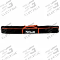 ZIPWALL ZipWall Carry Bag: Carry Bag, 7 1/2 in Wd, 23 1/2 in Lg, 1 in Ht, Polyester, Black/Red (MPN CB1). Key specifications — Product Type: Carry Bag; Material: Polyester; Color: Black/Red; Brand: ZIPWALL.