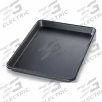 CHICAGO METALLIC Sheet Pan: Sheet Pan Pan, One Quarter Sheet Pan Size, Anodized Aluminum, Solid (MPN 40454). Key specifications — Bead Closure: Closed Bead; Coating: Pre-Seasoned; Pan Style: Sheet Pan; Perforation: Solid; Brand: CHICAGO METALLIC; Material: Anodized Aluminum; NSF Certified: No; Sheet Pan Size: One Quarter.