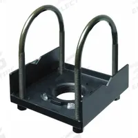 PEERLESS Articulating Mount: Ceiling, Max. 1,200 lb, Fixed, 90° Swivel, 5° Down, 15° Up, Fused Epoxy (MPN ACC557). Key specifications — Manufacturer Part Number: ACC557; Finish: Fused Epoxy; Includes Mounting Hardware: Yes; Material: Steel; Mounting Location: Ceiling; Brand: PEERLESS; Color: Black.