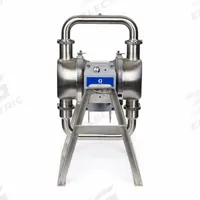 GRACO Electric Diaphragm Pump: Stainless Steel Body, Three Phase, 200-240V AC, 2 in, 29 ft Max. Head (MPN HE120-0130). Key specifications — Nameplate Voltage: 200-240V AC; Brand: GRACO; Surface Roughness: 32 Ra; Check Valve Material: PTFE; Seat Material: 316 SS.