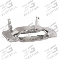 BAND-IT Strapping Buckle: Fits 5/8 in Strap Wd, Stainless Steel, 50 Qty, Flat, Regular Duty, 50 PK (MPN GRC255). Key specifications — Material: Stainless Steel; Brand: BAND-IT; Stainless Steel Grade: 201; Surface Type: Flat.