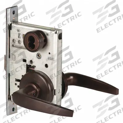 BEST Door Lockset: Office Lever Locksets, Bronze, ADA Compliant