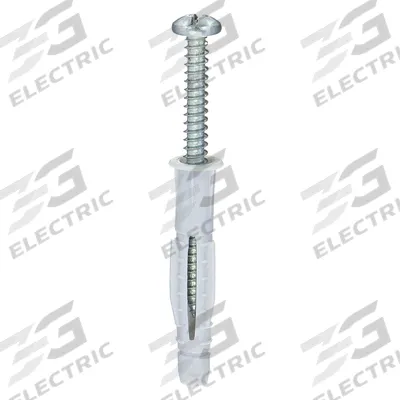 APPROVED VENDOR Wall Anchor: 21/64 in Dia, 2 in Overall Lg, Plastic, Plain, Plastic, Plain - Conical Plug Anchors