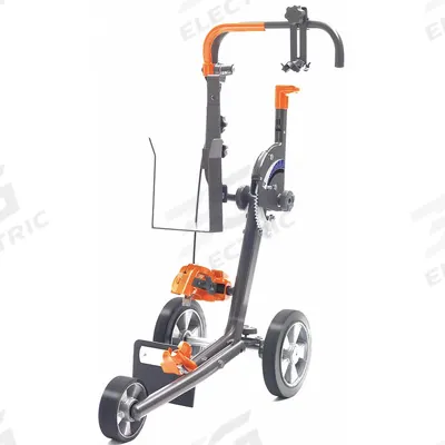 HUSQVARNA Power Cutter Cart: 10 in Lg, 17 in Wd, 26 in Ht - Power Cutter Carts