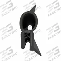 FAIRCHILD Trim Seal: Specialty Bulb, 10 ft Overall Lg, Rubber Outer, Sponge Bulb, 9/16 in Leg Lg (MPN 1611-10). Key specifications — Bulb Material: Sponge; Bulb Location: Bottom; Brand: FAIRCHILD; Color: Black; Outer Material: Rubber; Profile Shape: Specialty Bulb.