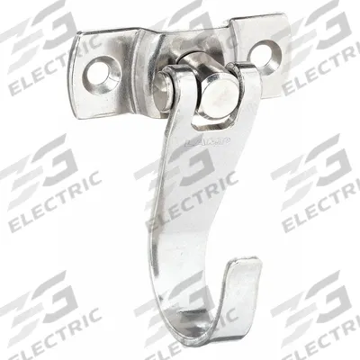 SUGATSUNE Swing Hook: Screw, 12 lb Wt Capacity, 1 Points per Hook, Silver - Wall Mount Utility Hooks