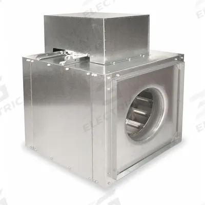 Dayton In-Line Duct Blower: 11 in Wheel, Belt Drive, Includes Drive Pack, 897 cfm @ 0.250 in SP - Belt-Drive Blowers with Drive
