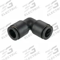 LEGRIS Push-Fit Elbow Fitting: 10 mm OD x 12 mm OD Size, Push-to-Connect x Push-to-Connect, Black (MPN 3102 10 12). Key specifications — Brand: LEGRIS.